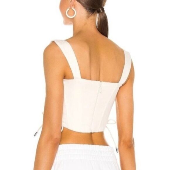 Guizio Classic Fitted Corset in Vanilla Ice Bustier Small Revolve - Picture 6 of 15